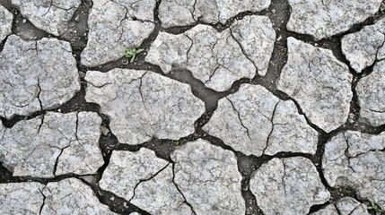 Obraz premium Dry Cracked Earth Ground Texture Drought Stone