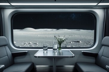 Moonlight Passage through Silent Craters