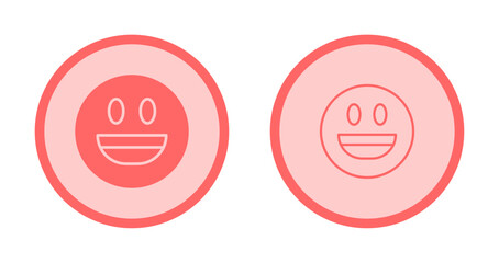 Smiling Face with Open Mouth Icon Design