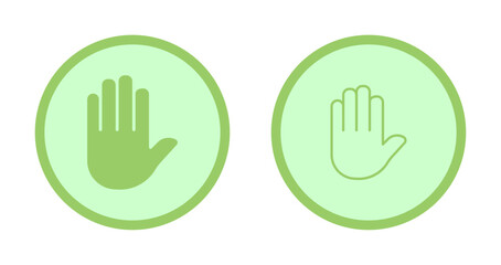 Raising Hands Icon Design