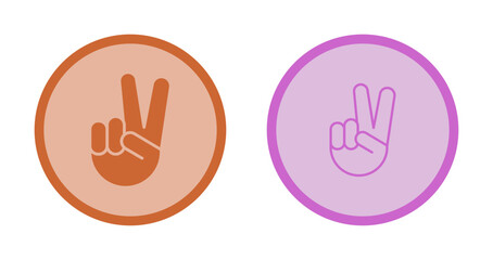 Victory Hand Icon Design