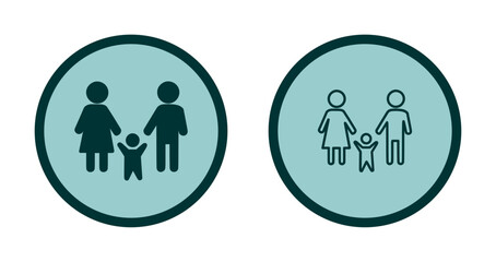 Family Photo Icon Design