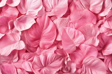 Obraz premium Pink Philodendron Leaves Background Texture Pattern
