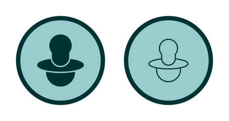 Pacifier Love Icon Design