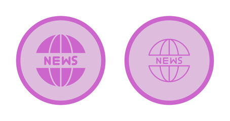 News Website Icon Design