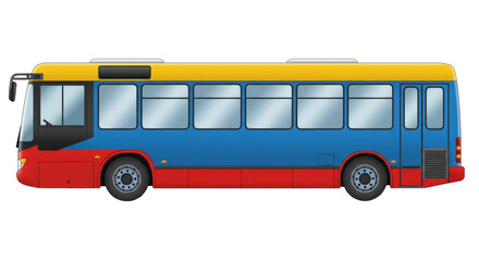 Isolated Public Transport Bus