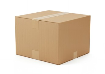 Sealed cardboard delivery box