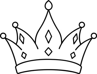 royal crown vector