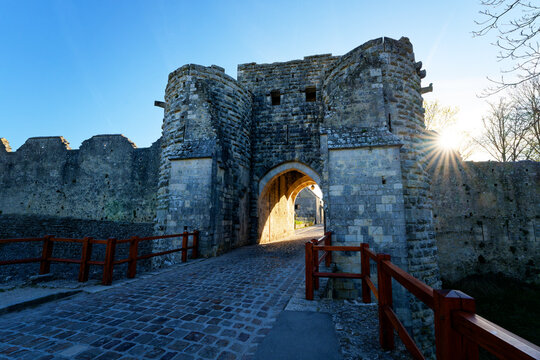 Saint Jean Gate in the medieval city of Provins c