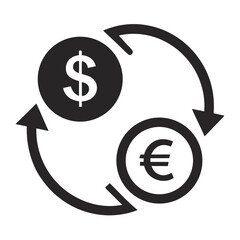 A minimalistic black and white vector