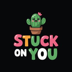 Hand drawn smiling cute cactus cartoon illustration.Generative AI.