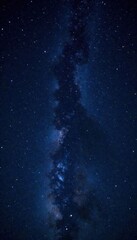 Fototapeta premium starry night sky with sparkling stars on black background, universe, space