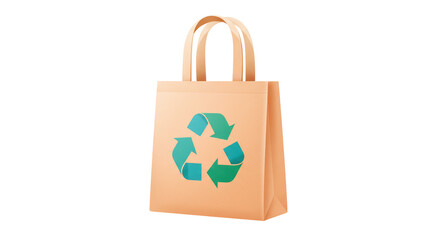 Isolated Recycle Bag