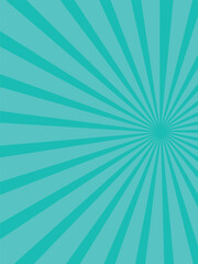 Sunlight rays background. powder blue color burst background. Sun beam ray sunburst wallpaper. Retro bright backdrop.