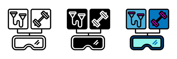 VR Fitness App is an exercise application that turns workouts into immersive experiences using VR environments.