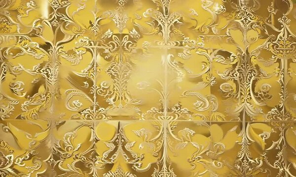 gold background with gold pattern. 