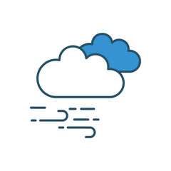 Cloud  vector icon stock illustration