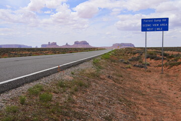 Bekannter Aussichtspunkt im Monument Valley