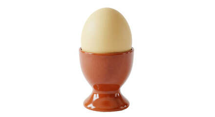 Isolated Egg in Egg Cup