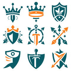 Beautiful ember of sovereign conquest with shield and regal archery craft