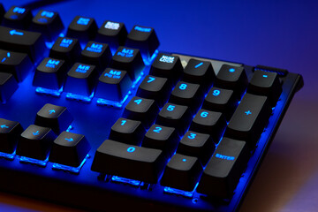 Tactile precision, neon attitude. Gaming keyboard. Every key lit like a battlefield command, this...
