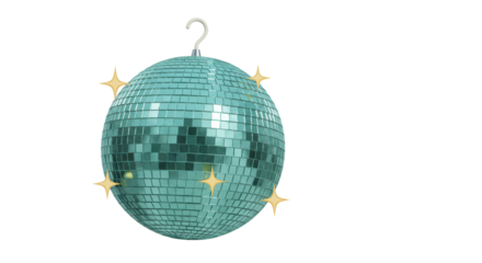 Isolated Disco Ball