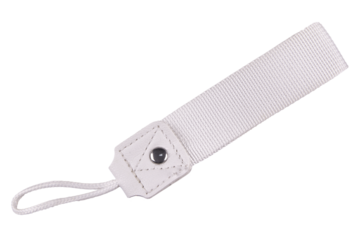 hanging nylon hand strap for flask or phone isolated on white, high quality png image