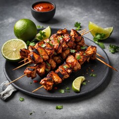 Cajun Chicken Skewers Spicy