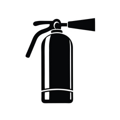 Fire Extinguisher Silhouette: Safety and Emergency Preparedness Symbol