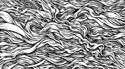 Dynamic Fluid Texture Black White