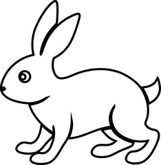 vector illustration of a bunny
