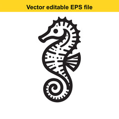 Fototapeta premium vector seahorse