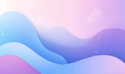 Abstract pastel colored wave background with purple, pink, and blue gradient.