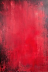 Abstract painting with deep red and black hues, creating a dramatic and textured artistic effect