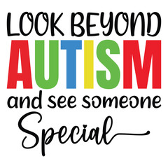 Vibrant Autism Awareness Day T-shirt Vector Design to Show Your Support

