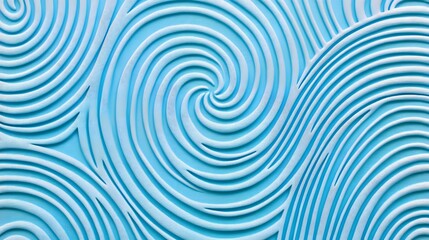 Obraz premium Abstract Swirling Blue Texture Background Pattern