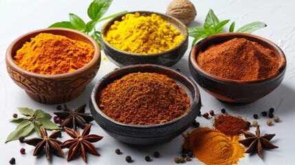 Aromatic Spice Bowls Culinary Delights of excellence in splendor beyond compare with grace
