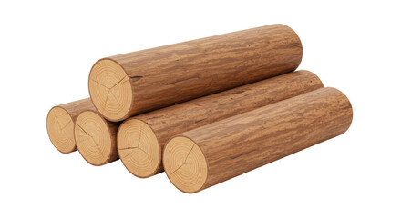Isolated Logs Wood