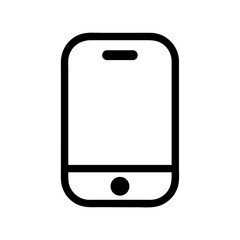 smartphone icon in game with black line style
