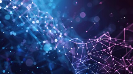 Fototapeta premium AI Algorithm Visualization: Dynamic Background for Data-Driven Insights & Machine Learning 