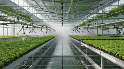 Automated Irrigation System in Modern Greenhouse for Sustainable Agriculture