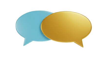 Isolated Speech Bubbles