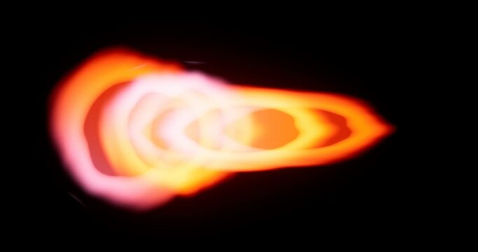 jet engine effect on black background