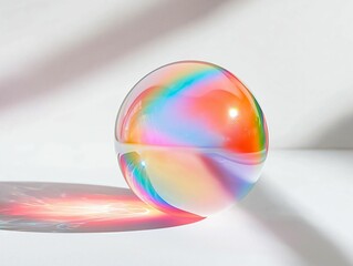 Iridescent Glass Sphere