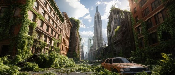 Post-Apocalyptic New York City: Nature Reclaims the Concrete Jungle