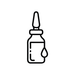 Medical Ampoule Vector Icon Illustration For Vaccine And Medication Concept Design