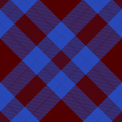 Fototapeta premium Plaid pattern in blue and purple tones