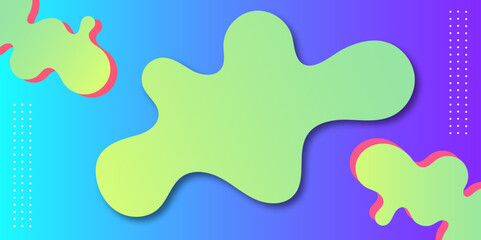 Abstract colorful gradient background vector.