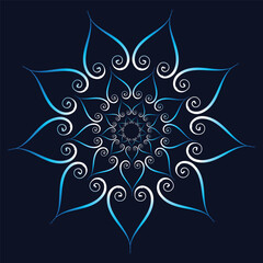 Background with ornamental flowers design