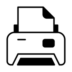 Office Printer Device Icon